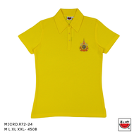 แตงโม (SUIKA) - เสื้อแตงโมคอปกMICRO ทรงผู้หญิง สีเหลือง (MICRO)
