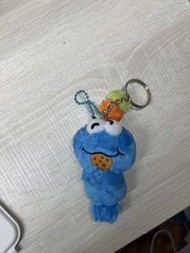 日本環球影城芝麻街 Sesame Street Cookie Monster Plush Keychain
