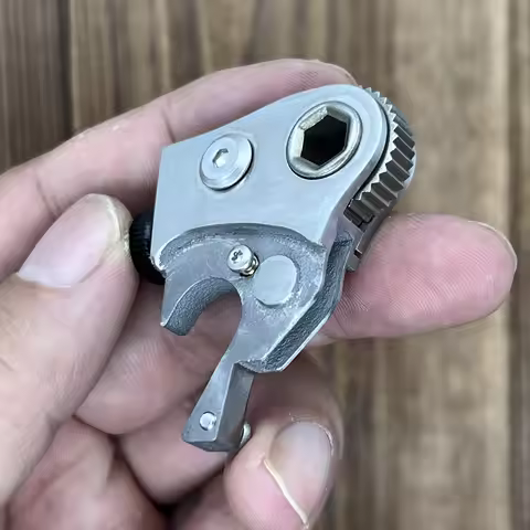Stainless Steel 36 Gear Ratchet Wrench 6.35mm Bit Driver For Leatherman Skeletool Multi-Tool MOD DIY