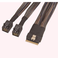 Array Card RAID Card One Point Two SAS Cable SFF-8654 to 8643 Suitable for 9560-8i 9560-16i