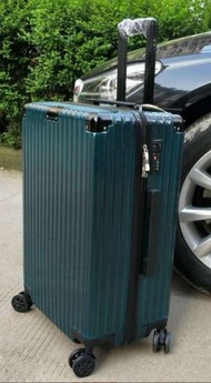 復古行李箱26吋（墨綠色）