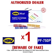 HBW Fastener Fasteners Plastic File PF-750P HBW Office Plastic File Fastener PF-750P - 1 Box