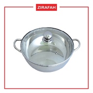 Stainless Steel Steam Bowl (30cm) 29cm x 12cm x 29cm