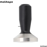 MOLIH Portafilter Tamper, Black  Ergonomic Handle Coffee Press Tamper, Premium Stainless Steel 58mm 