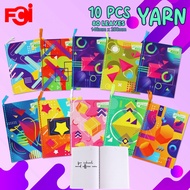 FCI Assorted Spiral Notebook With ( YARN ) Random Design 80's 10pcs per ream For Elementary and HIgh