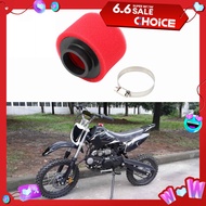 Air Filter for Dirt Bike Scooter ATV Quad Motorcycle Red 48mm/1.89inRight Angle