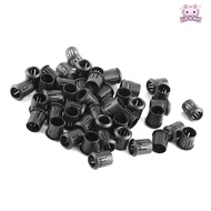 SOONA 50PCS LED Holder, 8/10mm Nylon Material Diode Holder, Durable Black Light Bulb Holder Panel Mo
