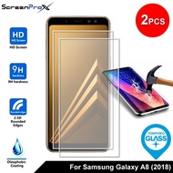 ScreenProx Samsung Galaxy A8 (2018) Tempered Glass Screen Protector (2pcs)