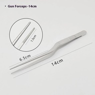 Stainless steel gun forceps cleaning ear, nose and throat gun forceps elbow forceps cross grain forc