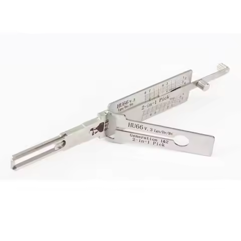 Original LISHI HU66 V.3 IGN DR BT HU66 Key Reader For VW Lock Pick Tool Opening Car Lock Locksmith T
