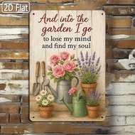 1pc garden sign, entry to the garden, inspirational quotes, nature mural, garden decoration, gift fo