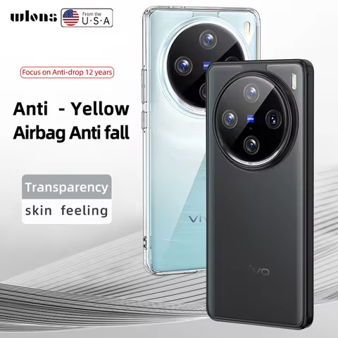 Matte Frosted & Transparent ice Crystal Shockproof Case for Vivo X100 X90 X80 X70 Pro+ Plus X90s Rug