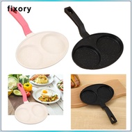 [fixory] Frying Pan for 2 Cups, Eggs, Non-stick Coating, Aluminum Cookware, Long Handle, Egg Cooker,