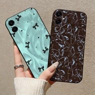 Case For Samsung Galaxy A07 M07 F07 4G Fashion Advanced Bowknot Flower Protective Soft Silicone Matt