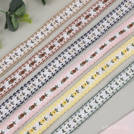 Lace Clothing Curtains Ethnic Style Ribbon Home Shoes Hats Small Flower Embroidery2.3cm Wave Accesso