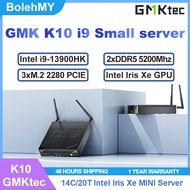GMKtec K10 MINI PC Intel 13th Core i9-13900HK 2*DDR5 96GB 3*M.2 2280 SSD WiFi6 BT5.2 Quad 4K Output 