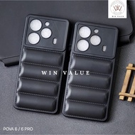 Tecno Pova 6 Tecno Pova 6 Pro Case Pillow / Case Pillow Softcase Black Tecno Pova 6 Tecno Pova 6 Pro