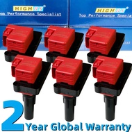 6 IGNITION COIL FIT 2006-2011 Subaru Outback 3.0 3.6 H6 B9 Tribeca Legacy EZ30D EZ30R EZ36D 22433-AA