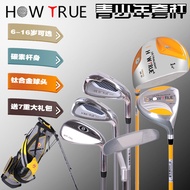 Golf Club Youth Club Set 6 Clubs Beginner Set Golf Practice Supplies