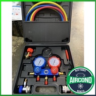 Import quality R134 R134a air cond gas meter manifold gauge air condition set ACK