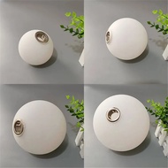 Matte White Globe G9 Glass Shade Replacement with 2cm Thread D6cm D8cm D10cm D12cm D15cm D18cm Screw
