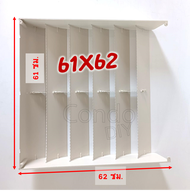 กริลแอร์เบี่ยงความร้อนแบบหนา มี 5ขนาด 7500-40000 BTU 5 ช่อง มีคู่มือให้ ติดตั้งเองได้ ไม่ต้องเจาะ น