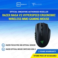 Razer Naga V2 HyperSpeed Ergonomic Wireless MMO Gaming Mouse
