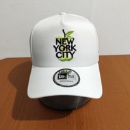 [ Baru] Topi New Era Original 100% 9Forty A-Frame New York City White