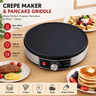 Crepe Maker & Electric Griddle Non-stick Pancake Maker-Crepe Pan 30cm