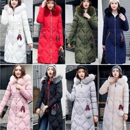 READY INDONESIA POMPOM PADDING WINTER LONG COAT WOMAN JACKET WOMAN WINTER COAT