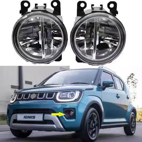 2PCS DRL 12V H11 Fog Daytime Running Lamp For Suzuki Lgnis FF21S 2016 2017 2018 2019 2020 2021 Fog L