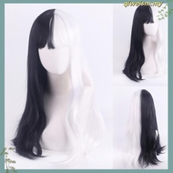 Cos Wig 101 Dalmatians Cruella de Vil Cruella Black White Witch Color Matching Small Short Curly Hai