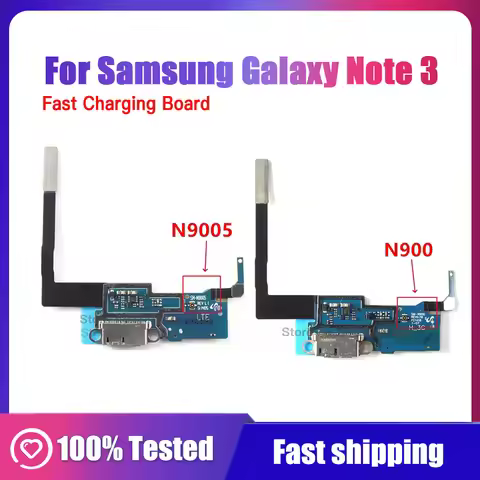 New Quality Replacement Charging Flex Cable For Samsung Galaxy Note 3 Note3 N900 N9005 Microphone US