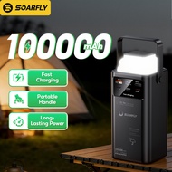 [Local] SOARFLY 100000mAh Powerbank 22.5W Fast Charging Digital Display Sufficient Capacity Portable