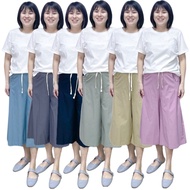 V1243 Plus Size Women's 3 Quarter Pants Casual Rumah Pakai Seluar Pendek