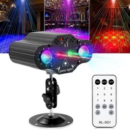 Party Lights DJ Disco Light Stage Laser Light Projector Light 72 Modes Voice Control Flash Party Chr