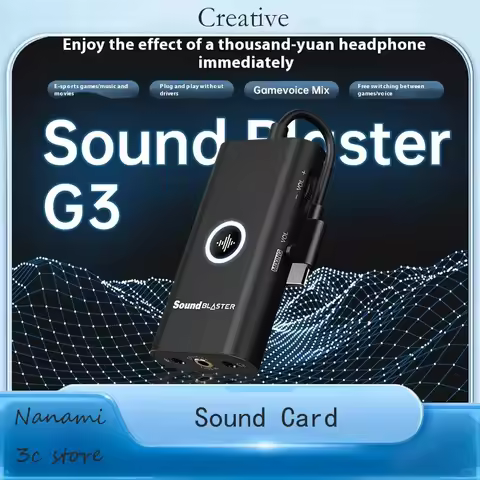CREATIVE Sound Blaster G3 Portable External Console Gaming USB-C DAC Amp for PS4 PS5 Nintendo Switch