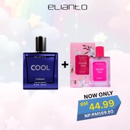 Elianto Cool Homme EDP + Peach Tea EDP ( Set Bundle Man and Women Perfume)