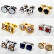 Luxury Crystal Cufflink | Thobe Kabak Men Unique Cute Luxury | Cufflink Mix