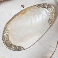 Pearl Photo Jewelry Shell Setting Plate Crafts Fruit Plate Large Decoration Inlaid Clam Shell Shell 