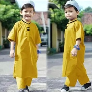 SETELAN KOKO JUBAH ANAK BAJU MUSLIM ANAK /ATASAN ANAK LAKI LAKI BAWAHAN ANAK LAKI LAKI/BAJU MUSLIM A