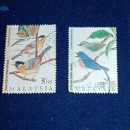 vintage Birds Definitive Series & Malaya Kedah 10 Cents postage stamp 3pcs