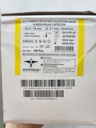 IV CANNULA /CATHETER 100PCS/BOX (16G/18G/20G/22G/24G)