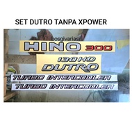Stiker Hino 300 Dutro 130hd turbo intercooler / stiker dutro 130hd/ stiker truk hino dutro 130hd / h