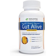 Holistic Health Labs Gut Alive - All Natural Support to Fight IBS, Heartburn, Acid Indigestion, Acid