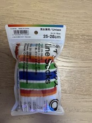 FamilyMart 條紋襪 Unisex 25-28cm