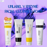Unlabel Lab V Face Wash Japanese-made skincare enzyme facial wash with rich, dense foam (100 MPa) an