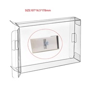 【New-store】 H 10pcs Carts Clear Cib Game Box Case Protector Sleeve For Ps1 Dual Cd Playsation 1 Ps2 