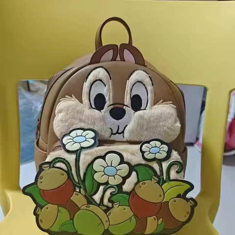 Chip & Dale Backpack Large-capacity Waterproof Storage Bag Student Travel and Outing Backpacks Anime