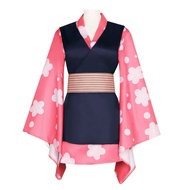 Demon Slayer Japanese Kimono Costume Anime Costume Demon Slayer: Kimetsu no Yaiba Makomo cosplay cos